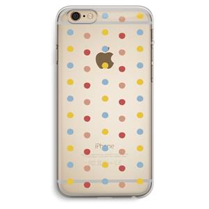 CaseCompany Bollen: iPhone 6 Plus / 6S Plus Transparant Hoesje