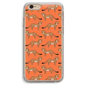 CaseCompany Cheetah: iPhone 6 Plus / 6S Plus Transparant Hoesje