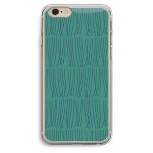 CaseCompany Swirls: iPhone 6 Plus / 6S Plus Transparant Hoesje