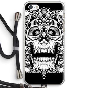 CaseCompany Seek & Destroy: iPhone 5 / 5S / SE Transparant Hoesje met koord