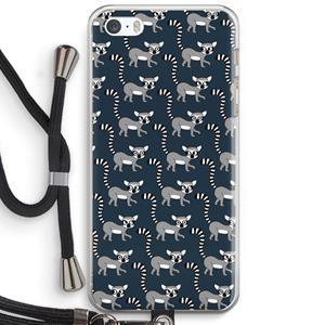 CaseCompany Makis: iPhone 5 / 5S / SE Transparant Hoesje met koord
