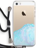 CaseCompany Fantasie pastel: iPhone 5 / 5S / SE Transparant Hoesje met koord