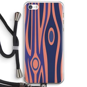 CaseCompany Bast A: iPhone 5 / 5S / SE Transparant Hoesje met koord