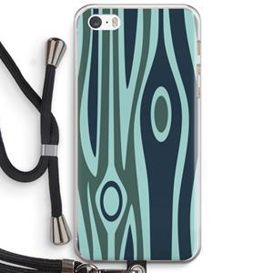 CaseCompany Bast B: iPhone 5 / 5S / SE Transparant Hoesje met koord
