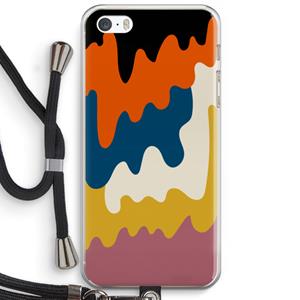 CaseCompany Baar A: iPhone 5 / 5S / SE Transparant Hoesje met koord