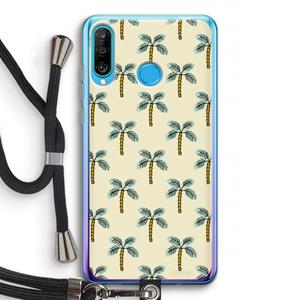 CaseCompany Paradise: Huawei P30 Lite Transparant Hoesje met koord