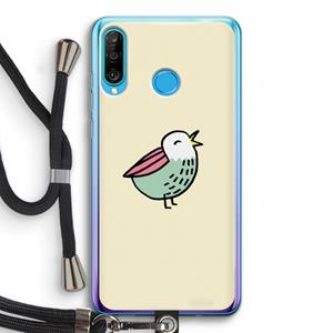 CaseCompany Birdy: Huawei P30 Lite Transparant Hoesje met koord