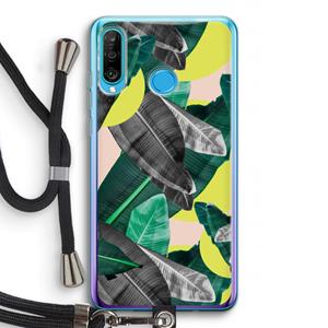 CaseCompany Fantasie jungle: Huawei P30 Lite Transparant Hoesje met koord