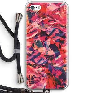 CaseCompany California: iPhone 5 / 5S / SE Transparant Hoesje met koord