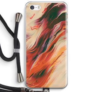 CaseCompany Forgotten Lands: iPhone 5 / 5S / SE Transparant Hoesje met koord