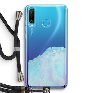 CaseCompany Fantasie pastel: Huawei P30 Lite Transparant Hoesje met koord