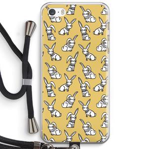 CaseCompany Haas: iPhone 5 / 5S / SE Transparant Hoesje met koord