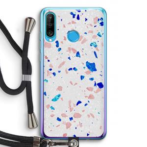 CaseCompany Terrazzo N°6: Huawei P30 Lite Transparant Hoesje met koord
