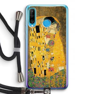 CaseCompany Der Kuss: Huawei P30 Lite Transparant Hoesje met koord