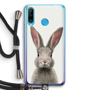 CaseCompany Daisy: Huawei P30 Lite Transparant Hoesje met koord