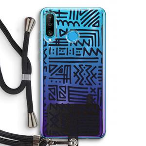 CaseCompany Marrakech print: Huawei P30 Lite Transparant Hoesje met koord