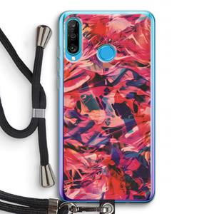 CaseCompany California: Huawei P30 Lite Transparant Hoesje met koord
