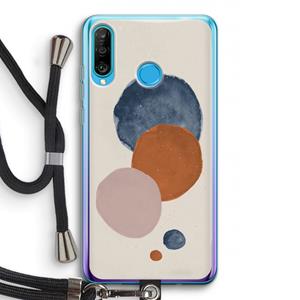 CaseCompany Geo #4: Huawei P30 Lite Transparant Hoesje met koord