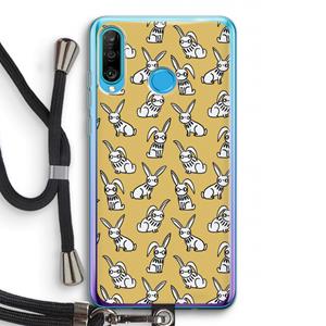 CaseCompany Haas: Huawei P30 Lite Transparant Hoesje met koord