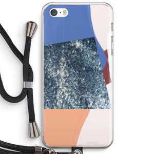 CaseCompany Billy: iPhone 5 / 5S / SE Transparant Hoesje met koord