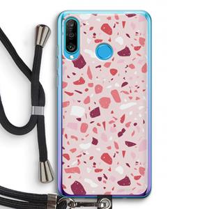 CaseCompany Terrazzo N°15: Huawei P30 Lite Transparant Hoesje met koord