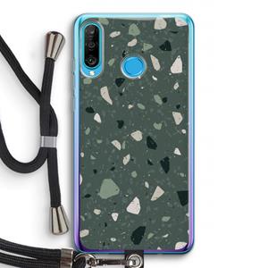 CaseCompany Terrazzo N°19: Huawei P30 Lite Transparant Hoesje met koord