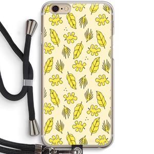 CaseCompany Herfst: iPhone 6 / 6S Transparant Hoesje met koord