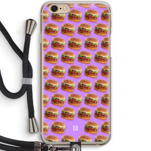 CaseCompany Giants: iPhone 6 / 6S Transparant Hoesje met koord