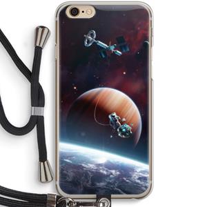 CaseCompany Examiner: iPhone 6 / 6S Transparant Hoesje met koord