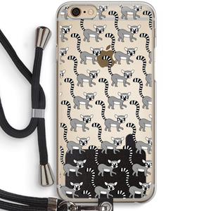 CaseCompany Makis: iPhone 6 / 6S Transparant Hoesje met koord