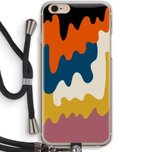 CaseCompany Baar A: iPhone 6 / 6S Transparant Hoesje met koord