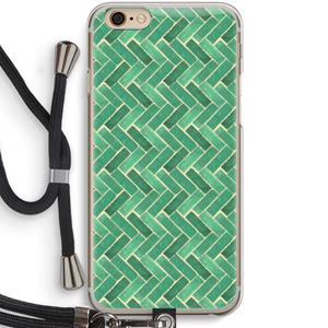 CaseCompany Moroccan tiles 2: iPhone 6 / 6S Transparant Hoesje met koord