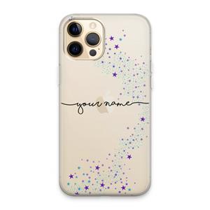 CaseCompany Sterren: iPhone 13 Pro Max Transparant Hoesje