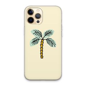 CaseCompany Palmboom: iPhone 13 Pro Max Transparant Hoesje