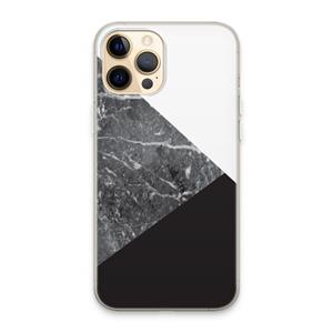 CaseCompany Combinatie marmer: iPhone 13 Pro Max Transparant Hoesje