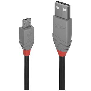 LINDY Anthra Line - USB-kabel - USB (M) naar micro-USB type B (M) -