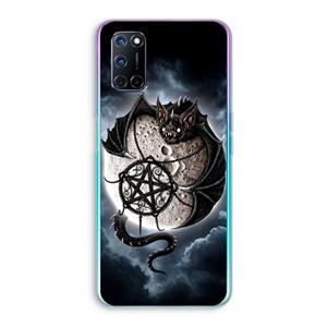 CaseCompany Volle maan: Oppo A92 Transparant Hoesje
