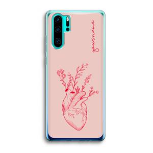 CaseCompany Blooming Heart: Huawei P30 Pro Transparant Hoesje