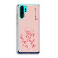 CaseCompany Giving Flowers: Huawei P30 Pro Transparant Hoesje
