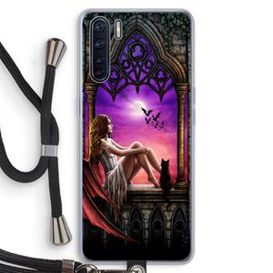 CaseCompany Kinderen van de nacht: Oppo A91 Transparant Hoesje met koord