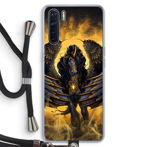 CaseCompany Pegasus: Oppo A91 Transparant Hoesje met koord