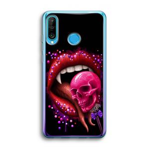 CaseCompany Dodelijk zoet: Huawei P30 Lite Transparant Hoesje