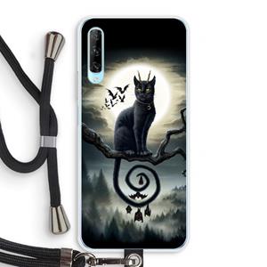 CaseCompany Moonlight Companions: Huawei P Smart Pro Transparant Hoesje met koord