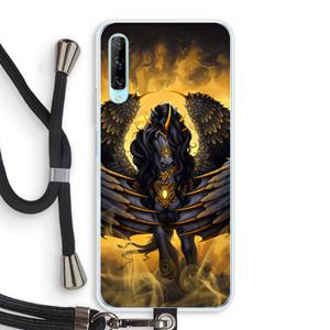 CaseCompany Pegasus: Huawei P Smart Pro Transparant Hoesje met koord