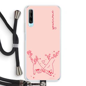 CaseCompany Best Friends: Huawei P Smart Pro Transparant Hoesje met koord