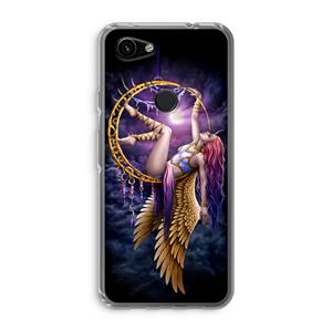 CaseCompany Aerial Angel: Google Pixel 3a Transparant Hoesje