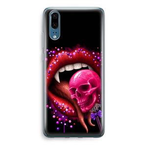 CaseCompany Dodelijk zoet: Huawei P20 Transparant Hoesje