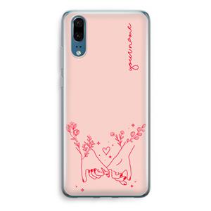 CaseCompany Best Friends: Huawei P20 Transparant Hoesje