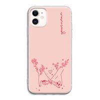 CaseCompany Best Friends: iPhone 11 Transparant Hoesje