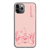 CaseCompany Love is in the air: iPhone 11 Pro Transparant Hoesje